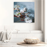 Haute Couture Blue (Square) Canvas Print