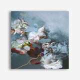 Haute Couture Blue (Square) Canvas Print