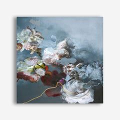 Haute Couture Blue (Square) Canvas Print