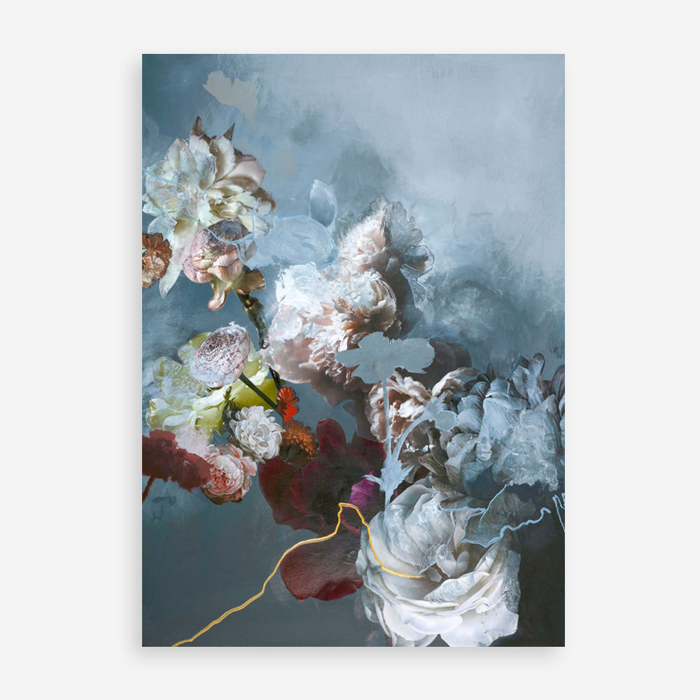 Haute Couture Blue Art Print