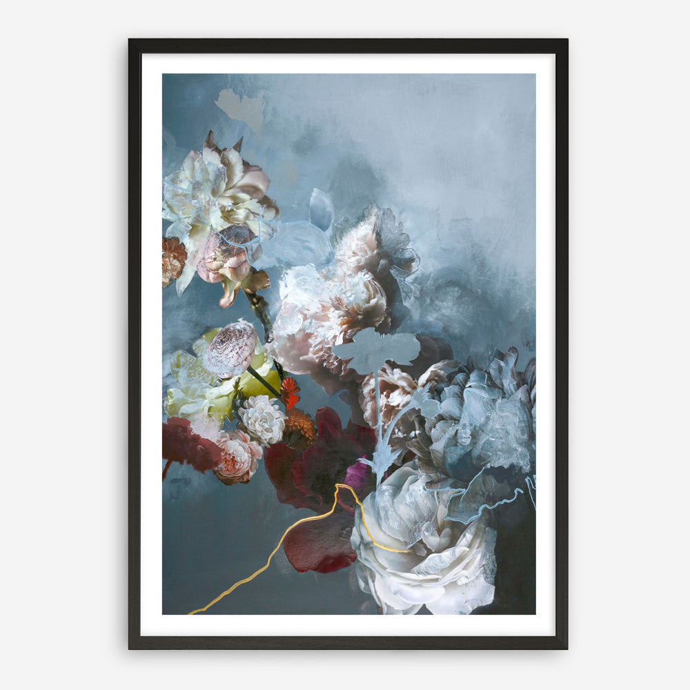 Haute Couture Blue Art Print