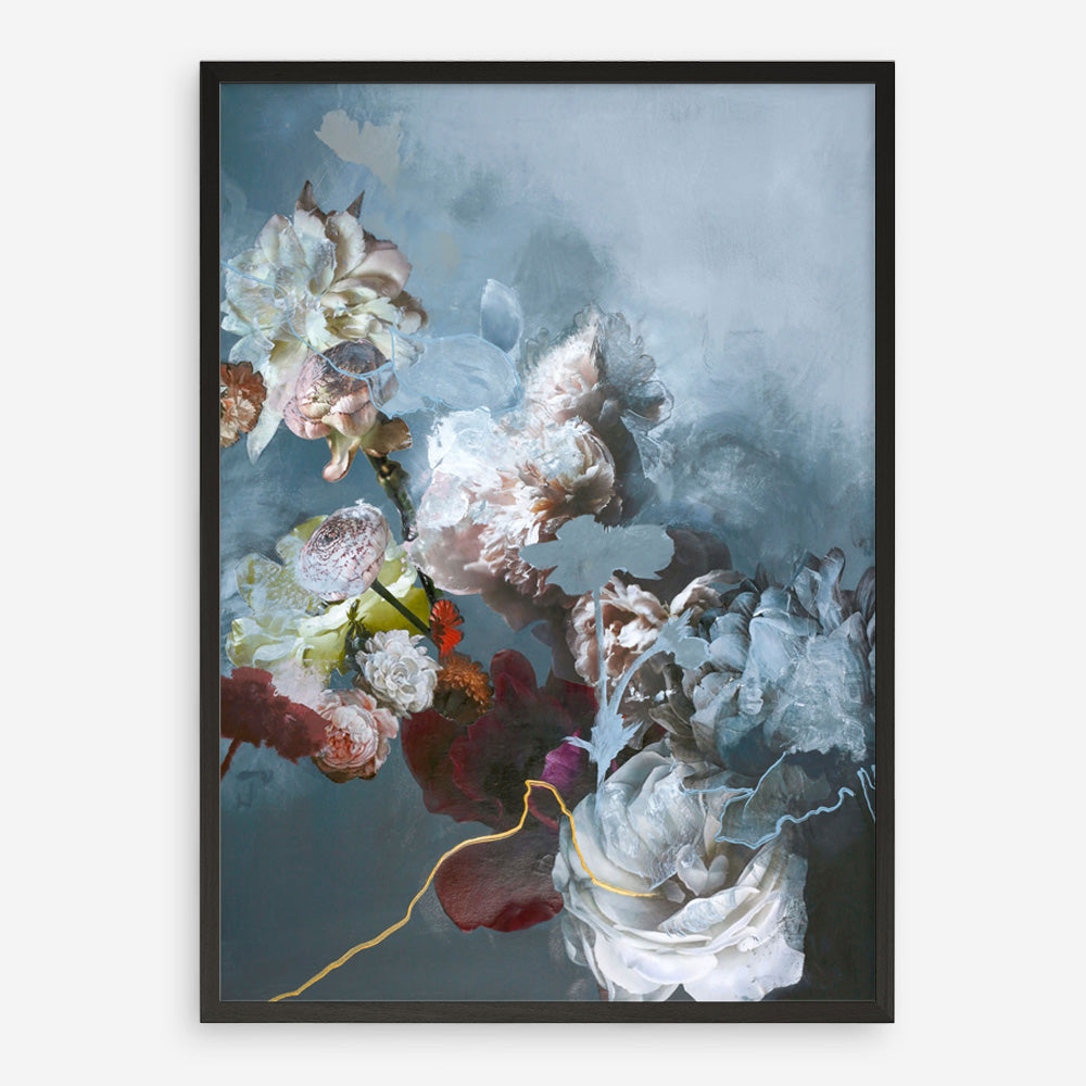 Haute Couture Blue Art Print