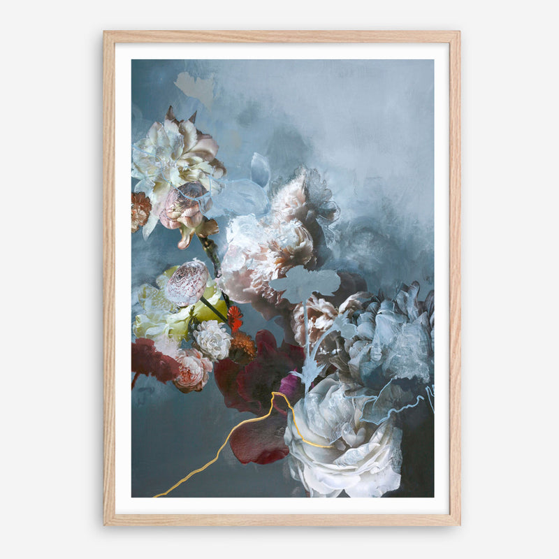 Haute Couture Blue Art Print