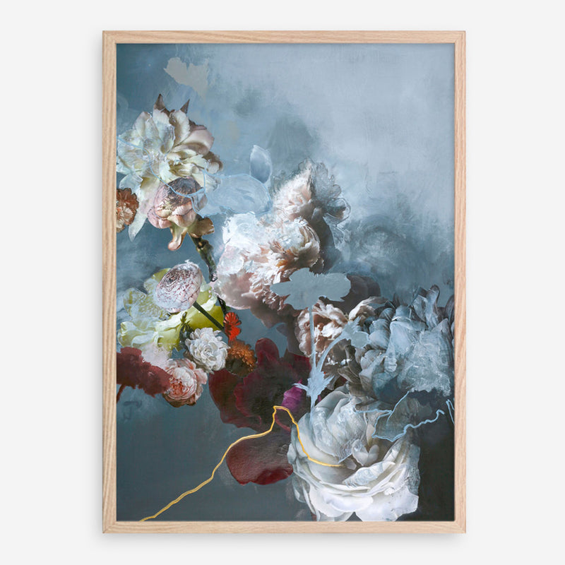 Haute Couture Blue Art Print