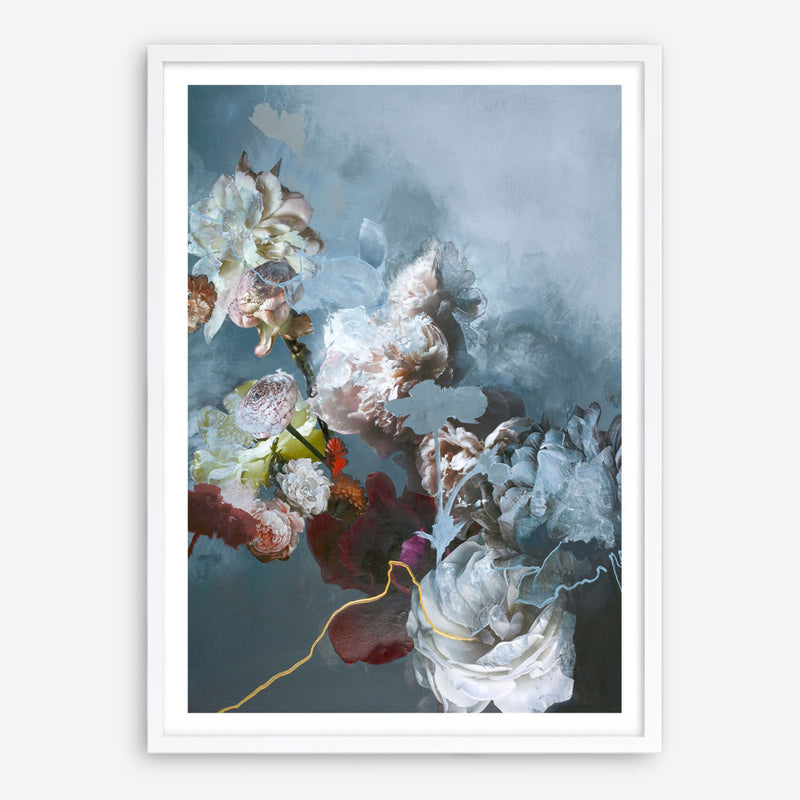 Haute Couture Blue Art Print