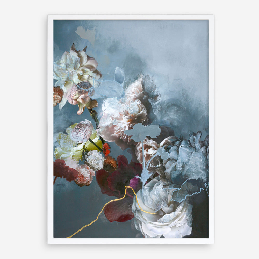 Haute Couture Blue Art Print