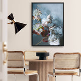 Haute Couture Blue Canvas Print