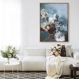Haute Couture Blue Canvas Print