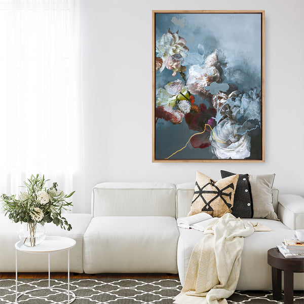 Haute Couture Blue Canvas Print