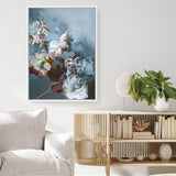 Haute Couture Blue Canvas Print