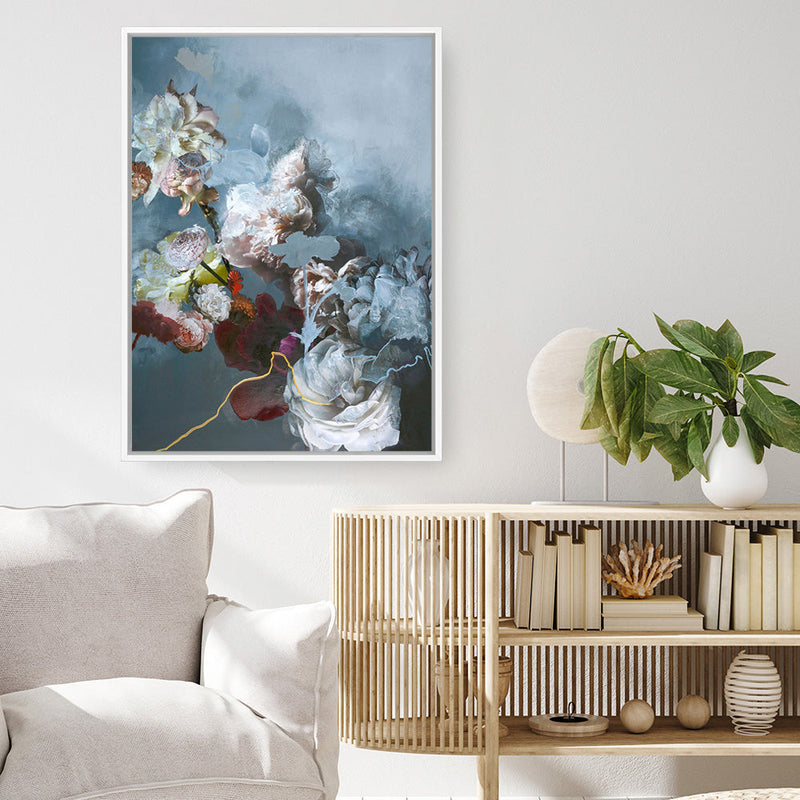 Haute Couture Blue Canvas Print
