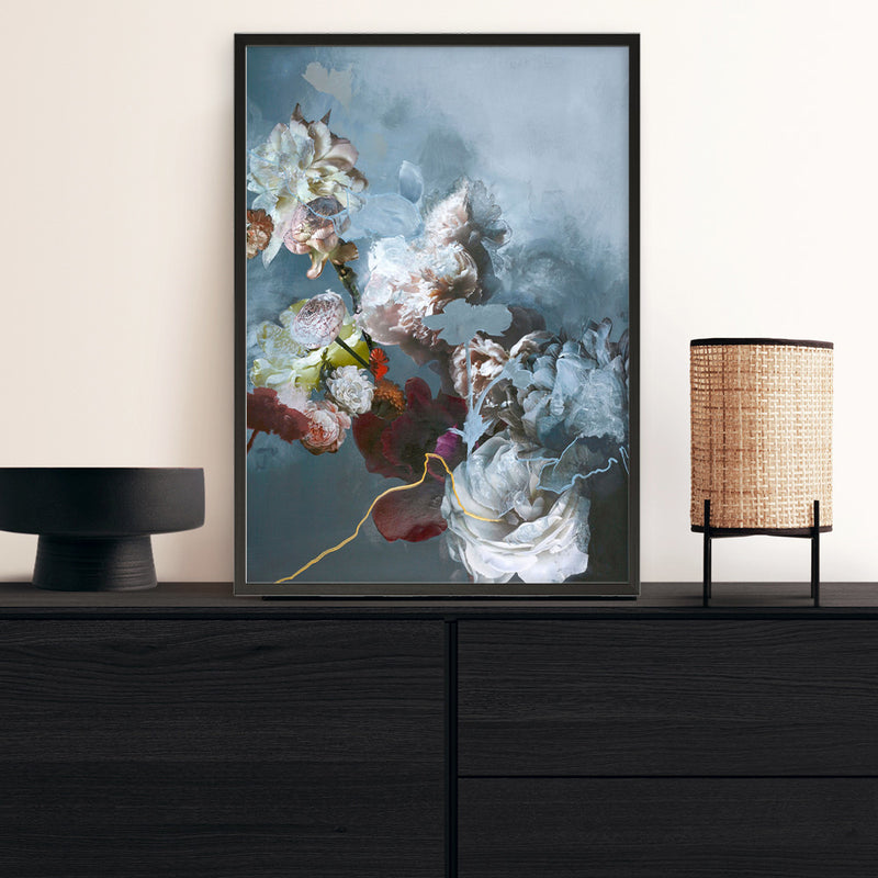 Haute Couture Blue Art Print