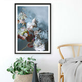 Haute Couture Blue Art Print