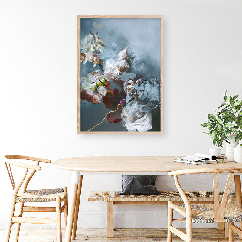 Haute Couture Blue Art Print