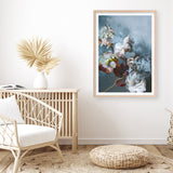 Haute Couture Blue Art Print