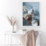 Haute Couture Blue Art Print