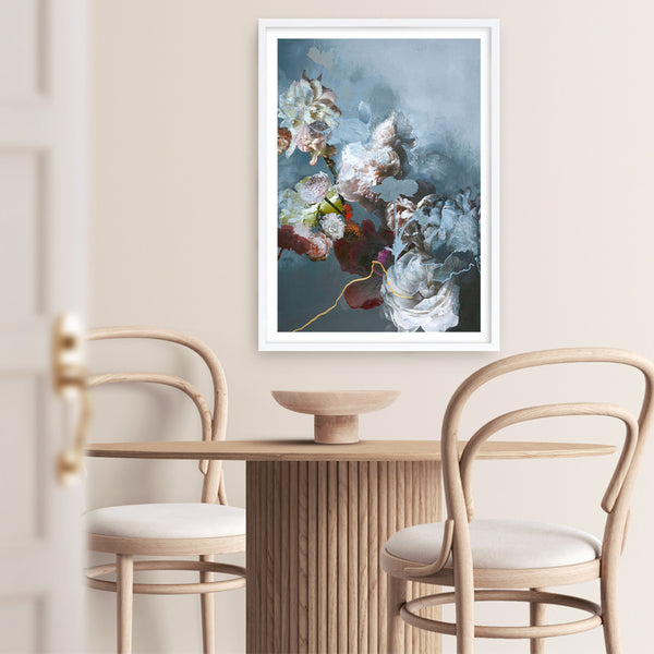 Haute Couture Blue Art Print