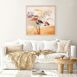 Pastel Flower 1 (Square) Art Print