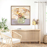 Pastel Flower 2 (Square) Canvas Print