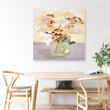 Pastel Flower 2 (Square) Canvas Print