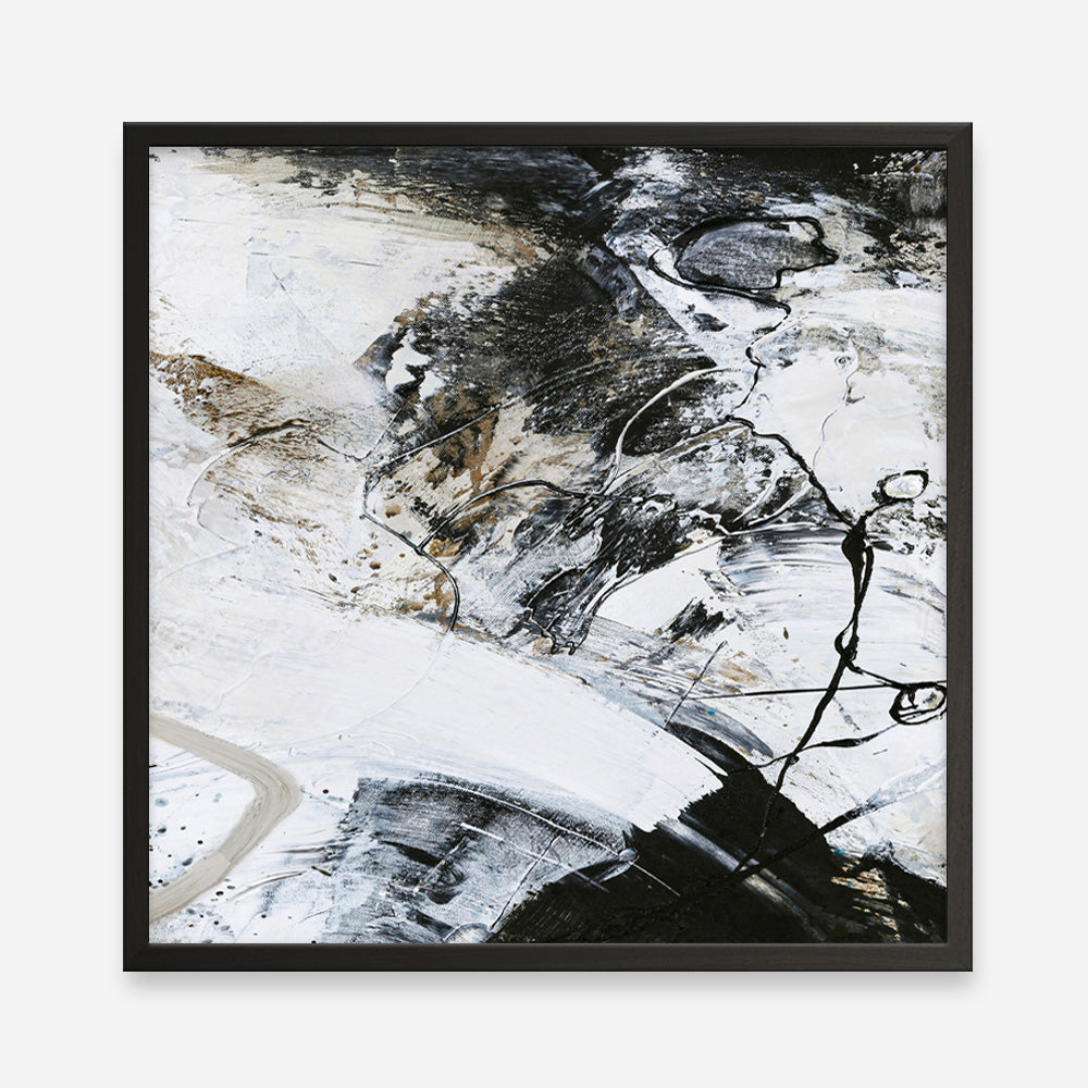 Black and White 1 (Square) Art Print