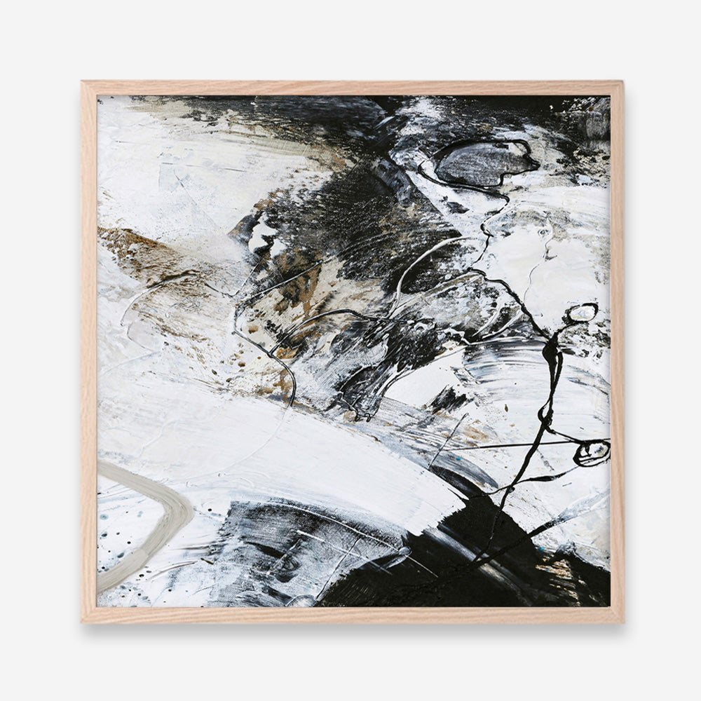 Black and White 1 (Square) Art Print