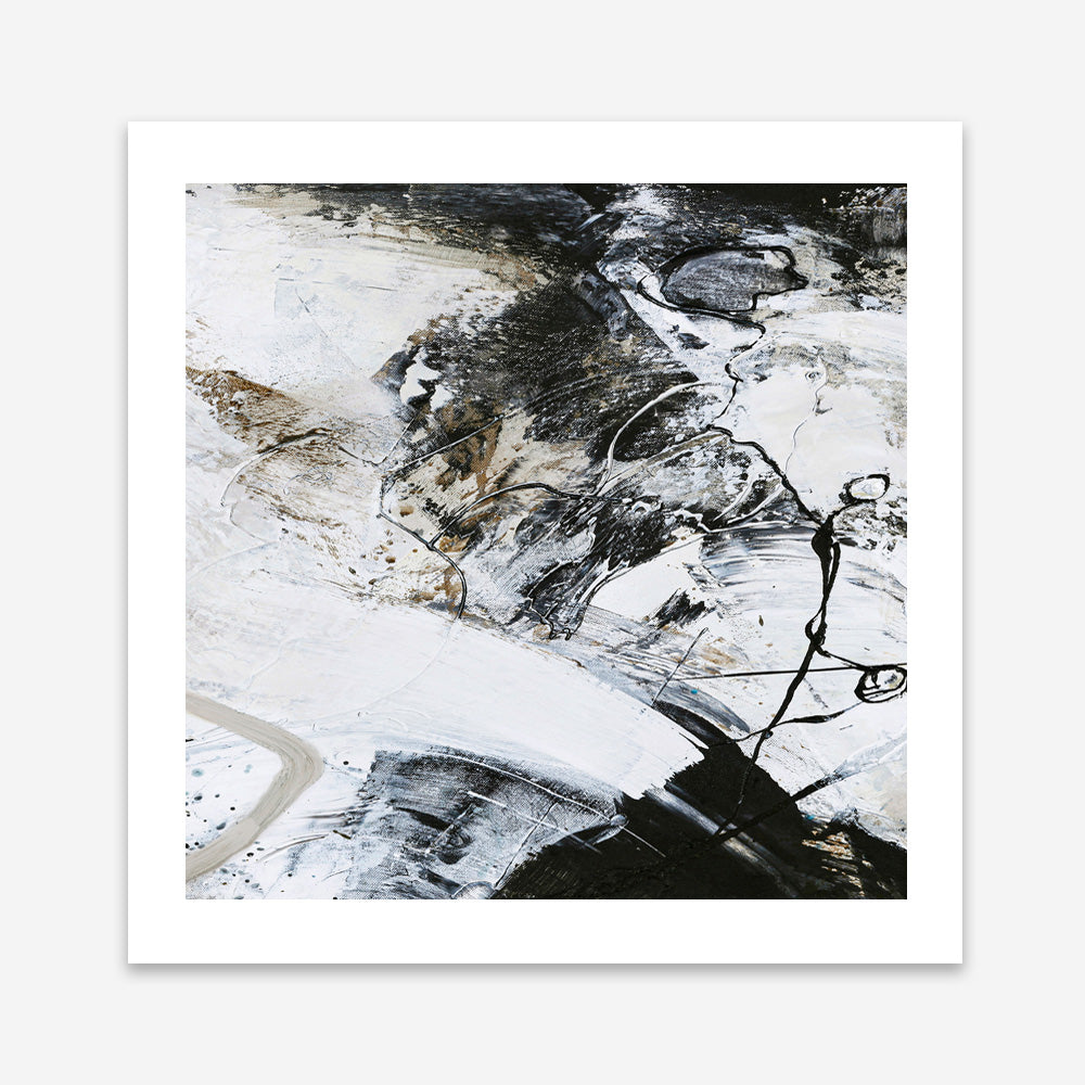 Black and White 1 (Square) Art Print