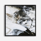 Black and White 1 (Square) Canvas Print