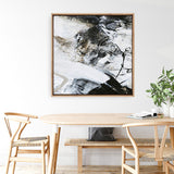 Black and White 1 (Square) Canvas Print