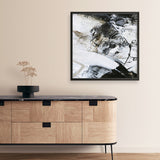 Black and White 1 (Square) Art Print