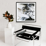 Black and White 1 (Square) Art Print