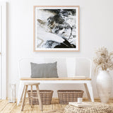 Black and White 1 (Square) Art Print
