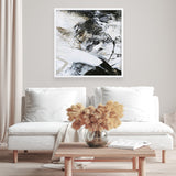 Black and White 1 (Square) Art Print