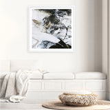 Black and White 1 (Square) Art Print