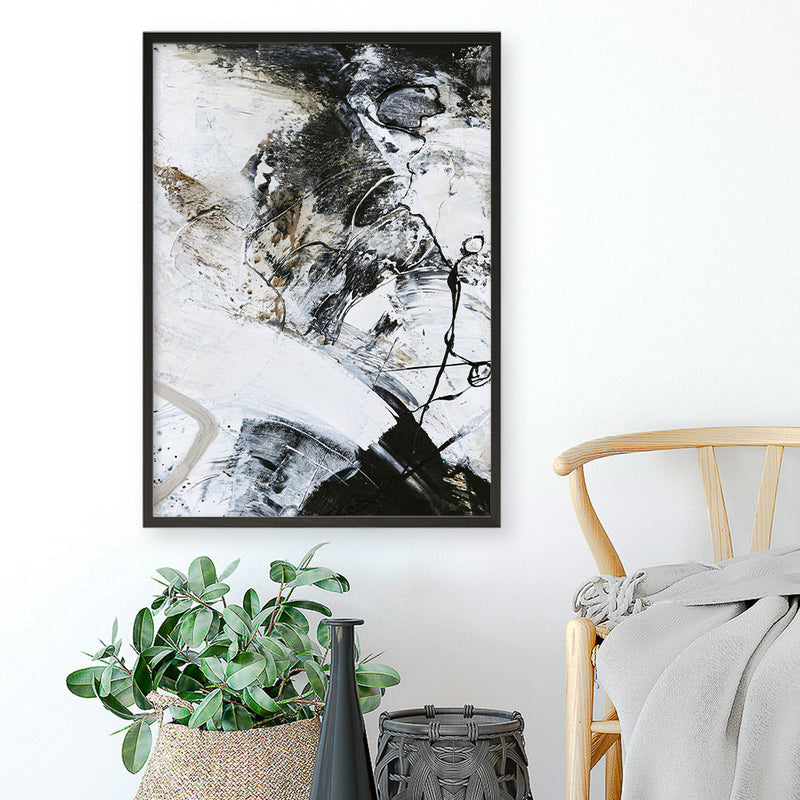 Black and White 1 Art Print