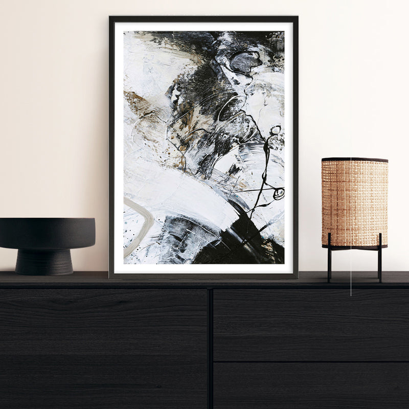 Black and White 1 Art Print
