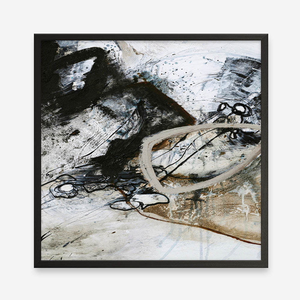 Black and White 2 (Square) Art Print