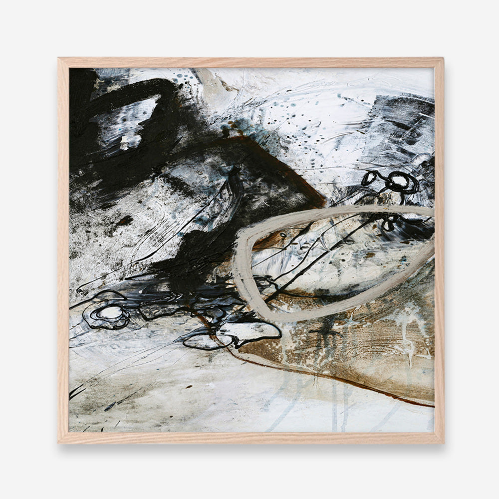 Black and White 2 (Square) Art Print