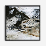 Black and White 2 (Square) Canvas Print