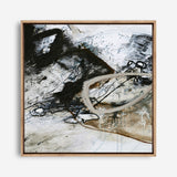 Black and White 2 (Square) Canvas Print