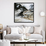 Black and White 2 (Square) Canvas Print