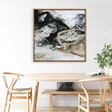 Black and White 2 (Square) Canvas Print