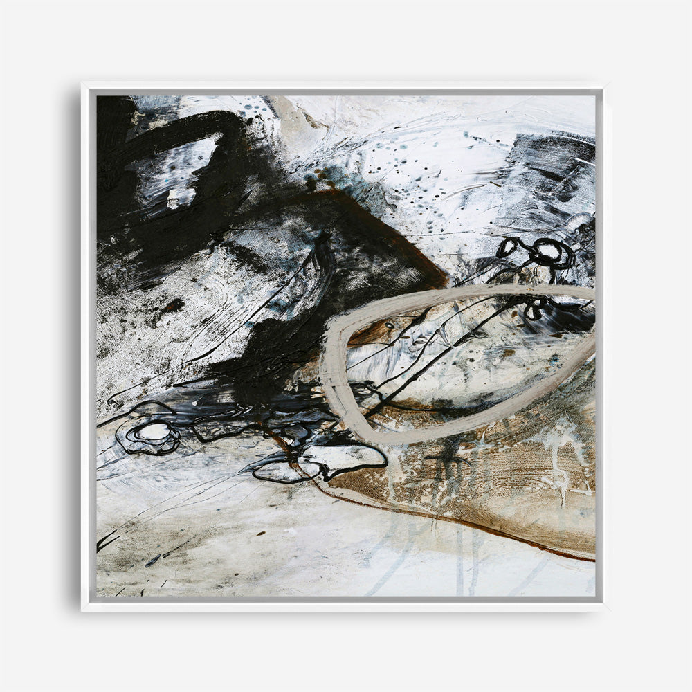 Black and White 2 (Square) Canvas Print