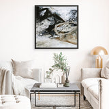 Black and White 2 (Square) Art Print