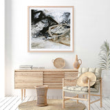 Black and White 2 (Square) Art Print