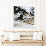 Black and White 2 (Square) Art Print