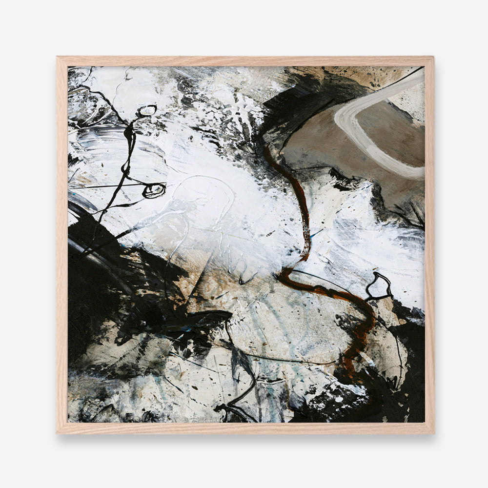 Black and White 3 (Square) Art Print