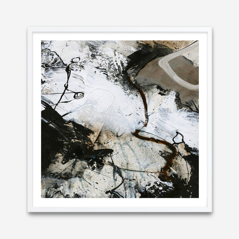 Black and White 3 (Square) Art Print