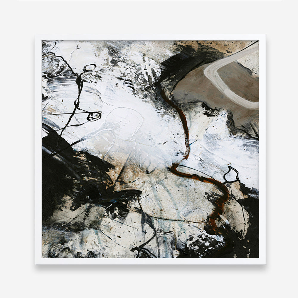 Black and White 3 (Square) Art Print