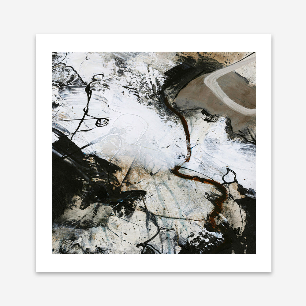 Black and White 3 (Square) Art Print